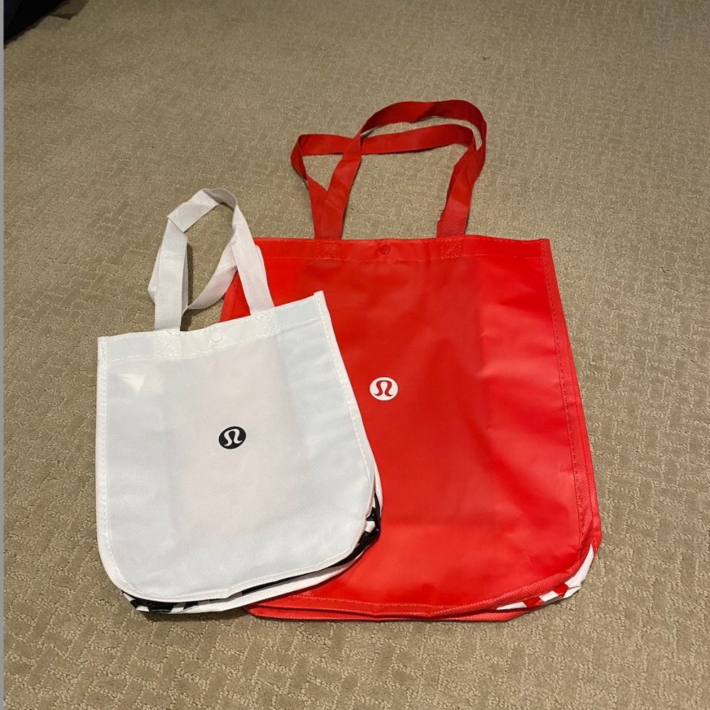 NEW Lululemon shopping bags lot of 2